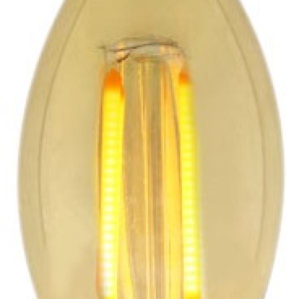 Lampada LED E14 Filamento 220V 4W Branco Q. 3000K 640Lm
