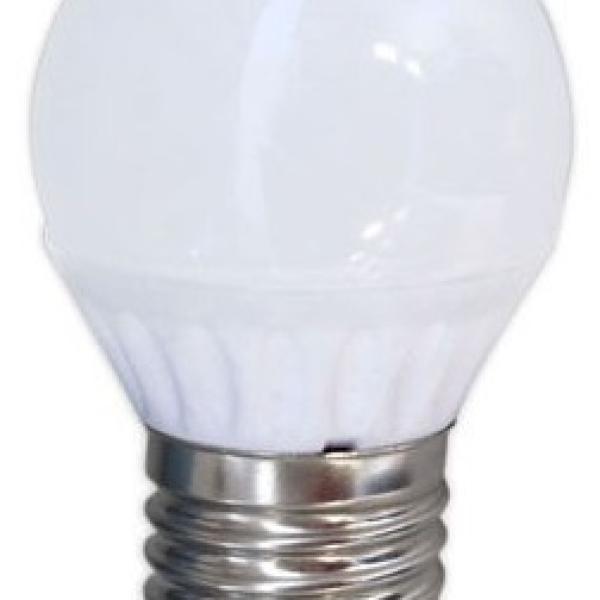 Lampada LED Opalina 220V E27 4W Branco Q. 3000K 360º 340Lm