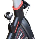Bicicleta Estática com Resistência Ajustável Volante de Inércia de 8kg Ecrã LCD Assento e Guiador Ajustáveis 103x48x115cm Preto