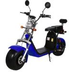 Scooter Elétrica Harley 1500W Matriculável (Azul) - MALCOR