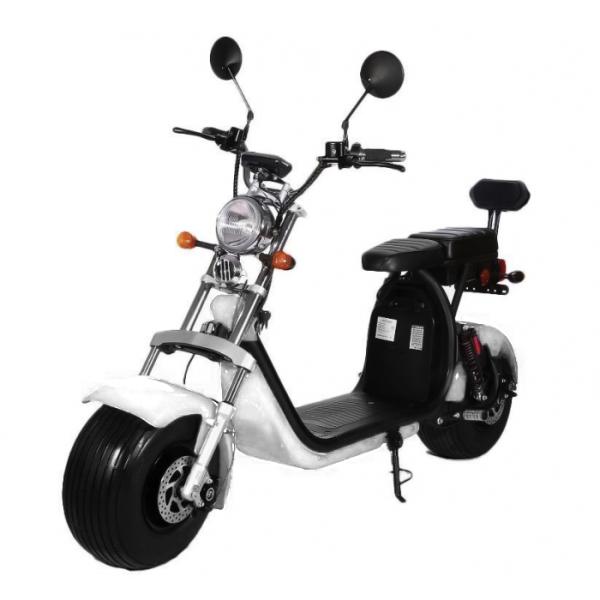Scooter Elétrica Harley 1500W Matriculável (Branco) - MALCOR