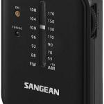 Mini Rádio Portátil FM/AM Sr - 32 (Preto) - SANGEAN