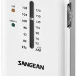 Mini Rádio Portátil FM/AM Sr - 32 (Branco) - SANGEAN