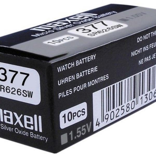Pilha p/ Relógio SR626SW (377) 1.55V - MAXELL