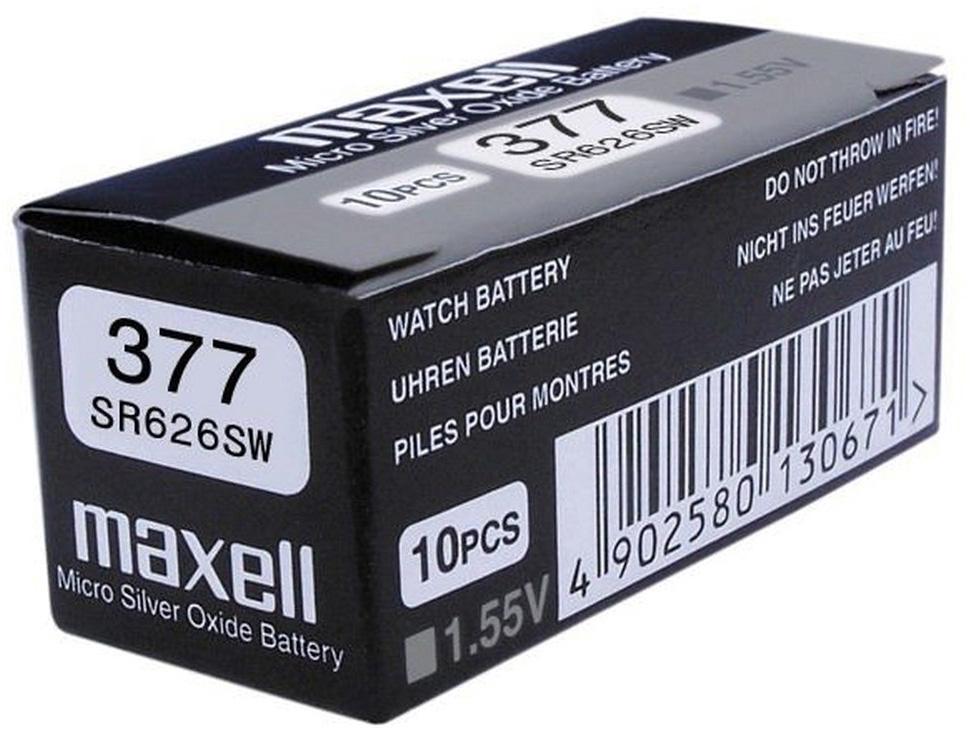 Pilha p/ Relógio SR626SW (377) 1.55V - MAXELL