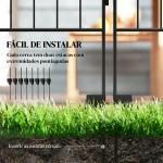 Cercas de Jardim de 4 Painéis 88x110 cm Cercas de Jardim Metálicas Cercas Decorativas com Ângulo Ajustável Preto