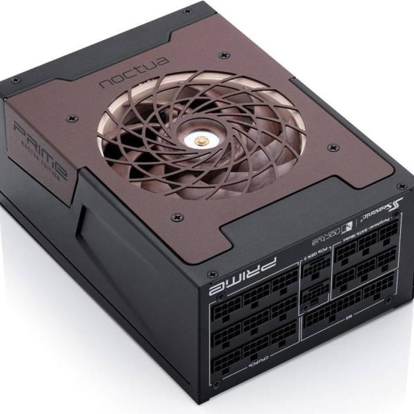 Fonte de Alimentação ATX Seasonic Prime TX - 1600W Edition 80 Plus Titanium Full Modular - NOCTUA