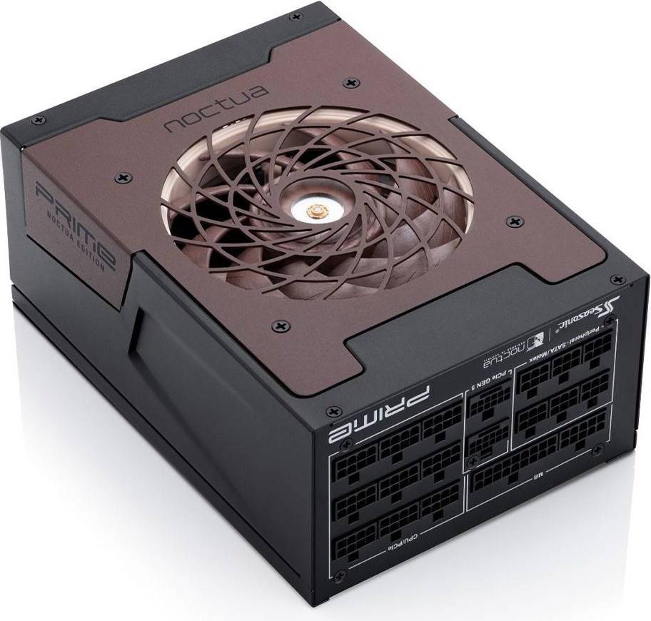 Fonte de Alimentação ATX Seasonic Prime TX - 1600W Edition 80 Plus Titanium Full Modular - NOCTUA