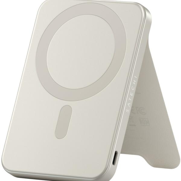 Powerbank Magnética OntheGo Qi2 5000mAh (Areia) - SATECHI