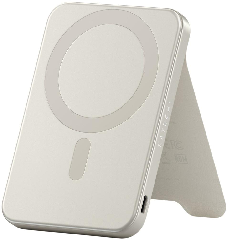 Powerbank Magnética OntheGo Qi2 5000mAh (Areia) - SATECHI