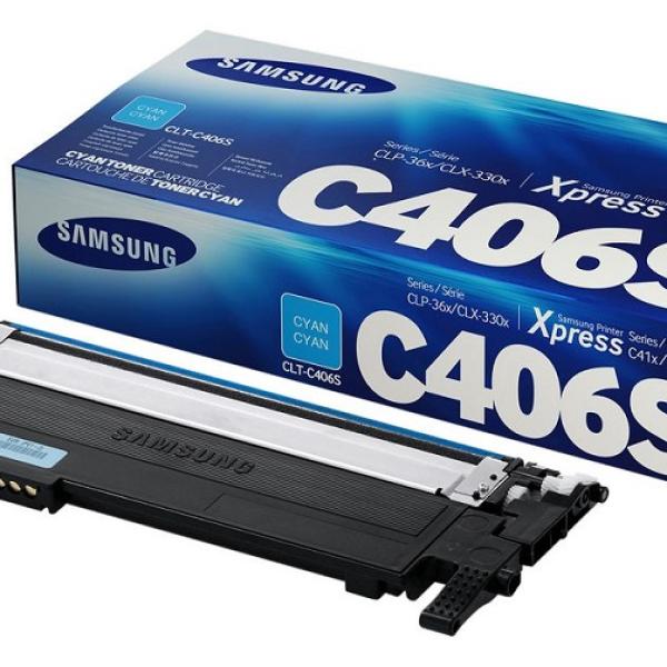 Toner CLP - 360 / 365 / CLX - 3300 / 3305 Ciano (1000 páginas) - SAMSUNG
