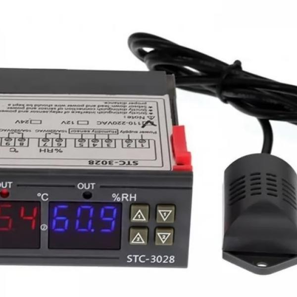 Termostato Digital de Temperatura e Humidade 220V