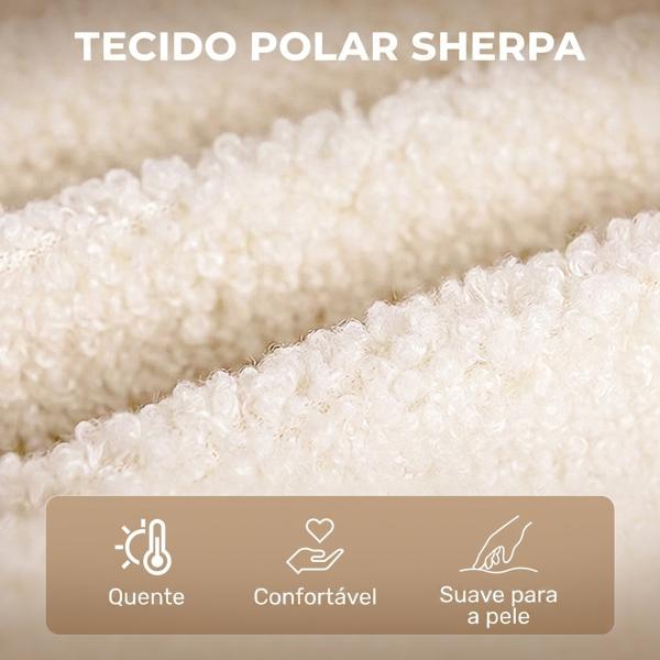 Poltrona Baloiço em Borrego com Oscilação de 40° Pés de Madeira de Faia e Estrutura de Aço 71x98x101 cm Bege