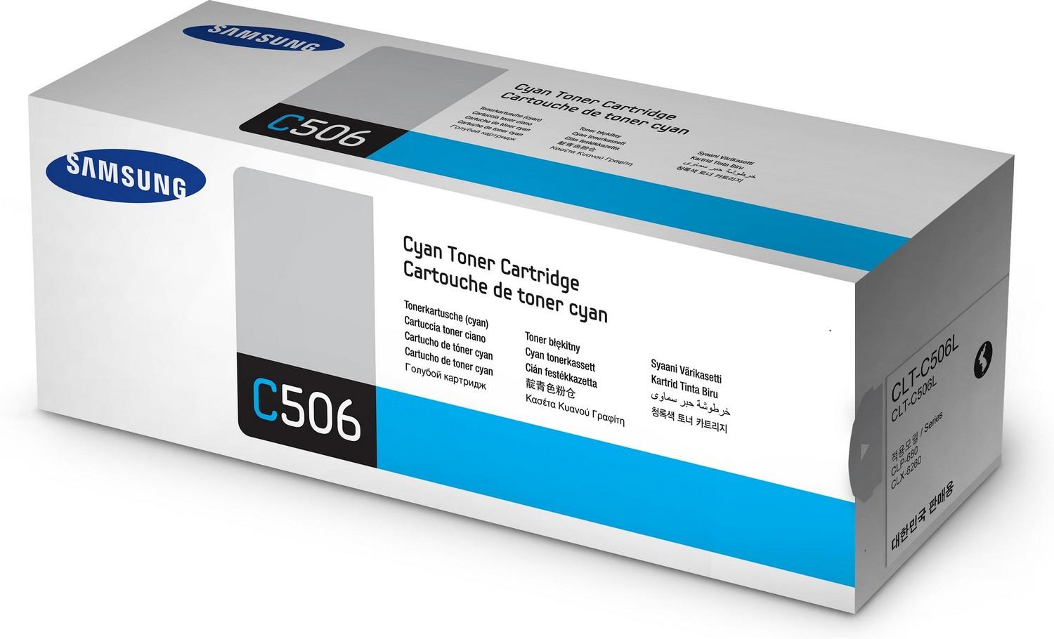 Toner CLT - C506L Ciano (3500 páginas) - SAMSUNG