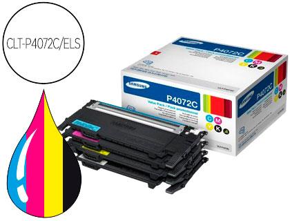 Pack 4 Toners 4072S (Preto+Cor) - SAMSUNG