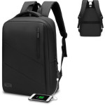 Mochila City p/ Portátil 15 c/ Porta USB (Preto) - SUBBLIM
