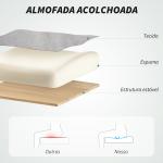 Cadeira de Escritório com Massagem Aquecimento Apoios de Braços Rebatíveis e Controlo Remoto 66x67x113 - 121 cm Cinzento