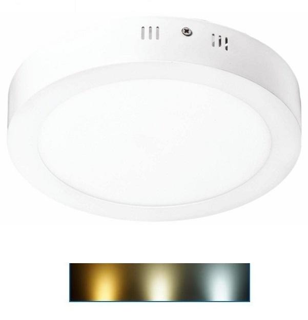 Painel de LED Superfície Redondo 20W CCT 3000~6000K 1800Lm