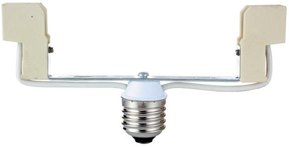 Suporte Adaptador Lampada E27 - R7s (118mm)