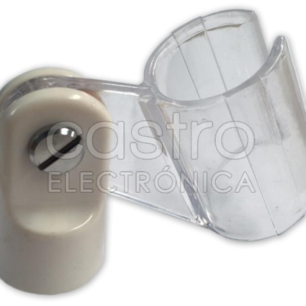 Suporte p/ Microfone Universal (Bege/Transparente)