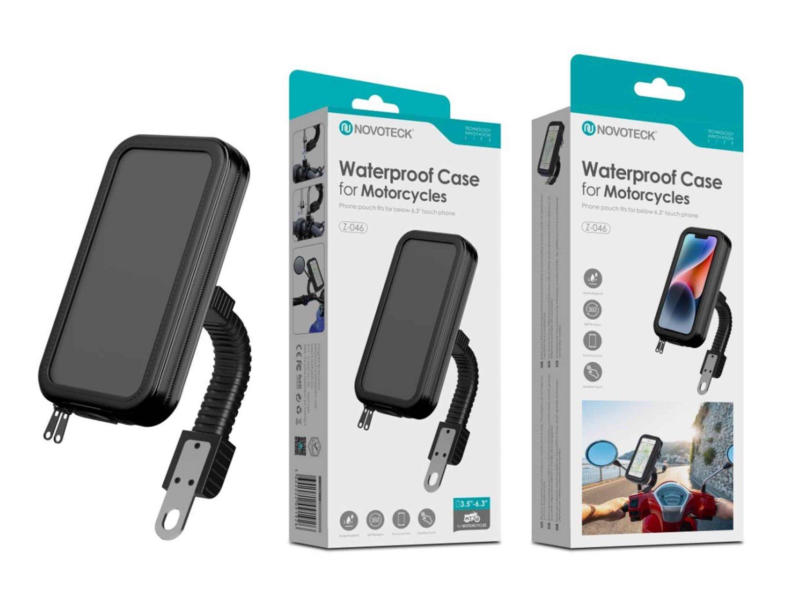 Capa Impermeável para Motocicletas Z-046 – Universal, Tela Tátil, Instalação Fácil