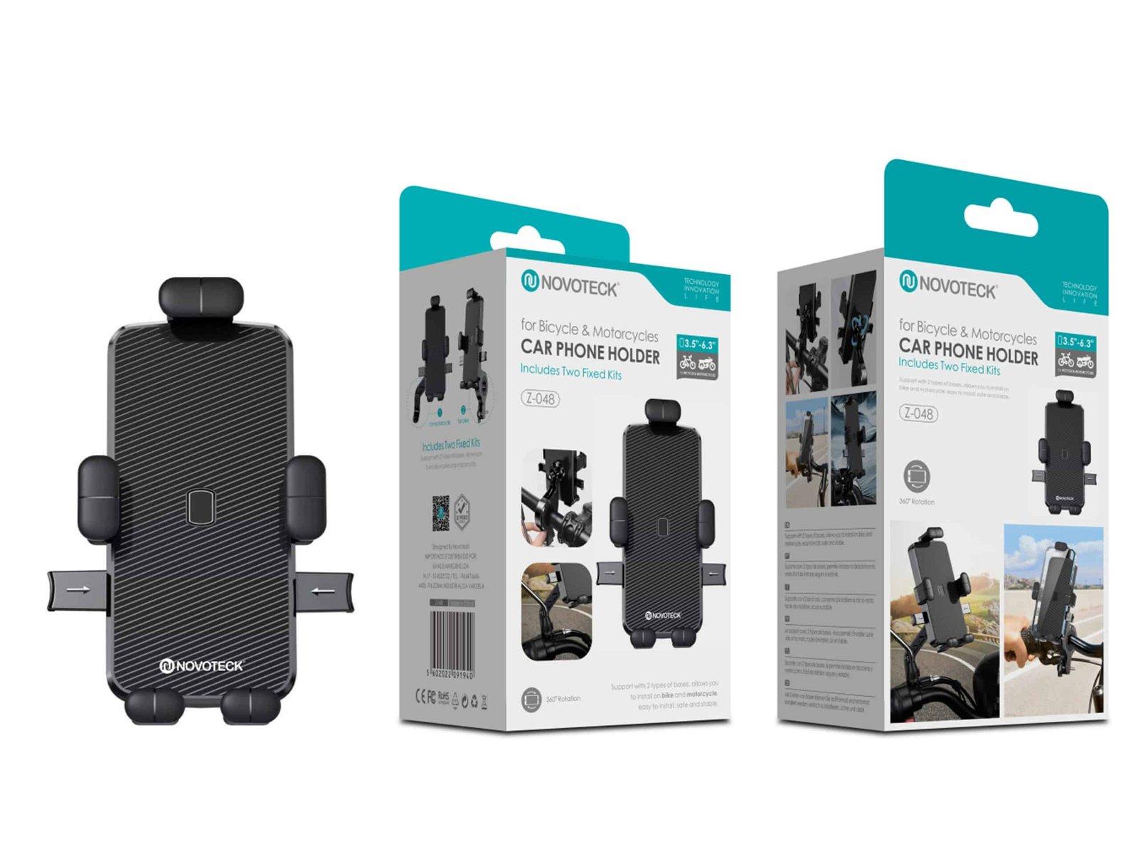 Suporte Novoteck Z-048 para Bicicleta Mota– Fixação Forte, Universal, Acesso Fácil, Durável e de Instalação Rápida