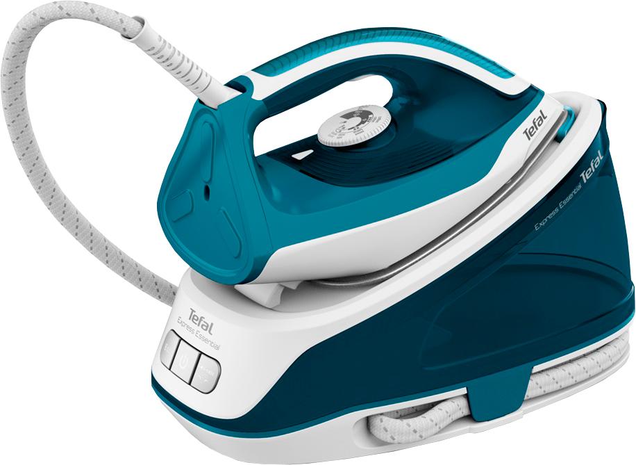 Ferro de Engomar a Vapor c/ Caldeira Express Essential SV6115 2200W 1.4L (Branco/Azul) - TEFAL