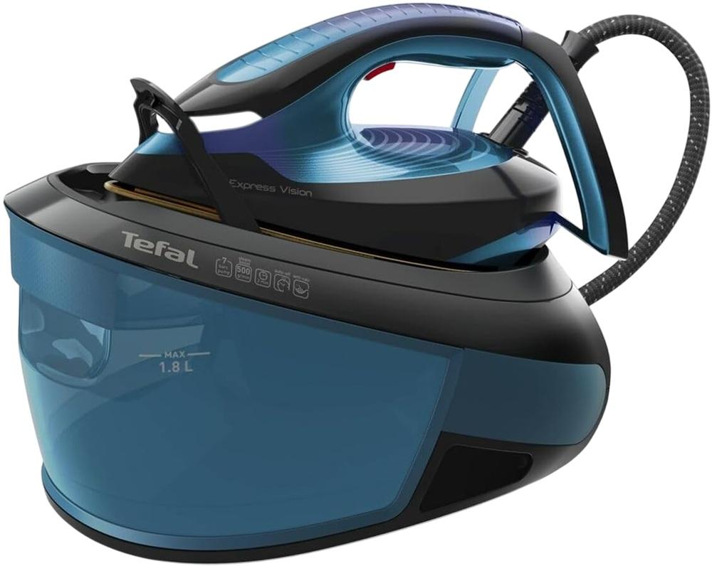 Ferro de Engomar c/ Caldeira Express Vision SV8151 2800W 1,8L (Azul/Preto) - TEFAL