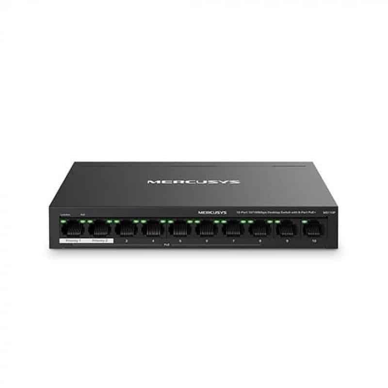 Switch Mercusys 10 Portas Desktop MS110P — Recondicionado