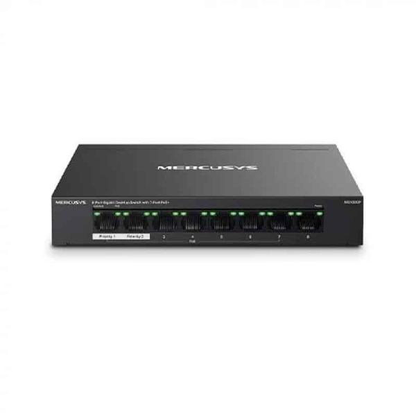 Switch Mercusys 8 Portas Gigabit MS108GP — Recondicionado