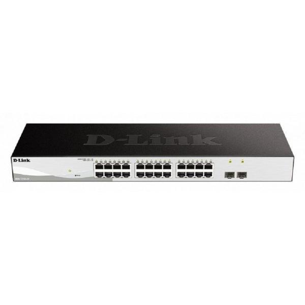 Switch Smart Plus D - Link DGS - 1210 - 26 26 Portas RJ - 45 10/100/1000 SFP