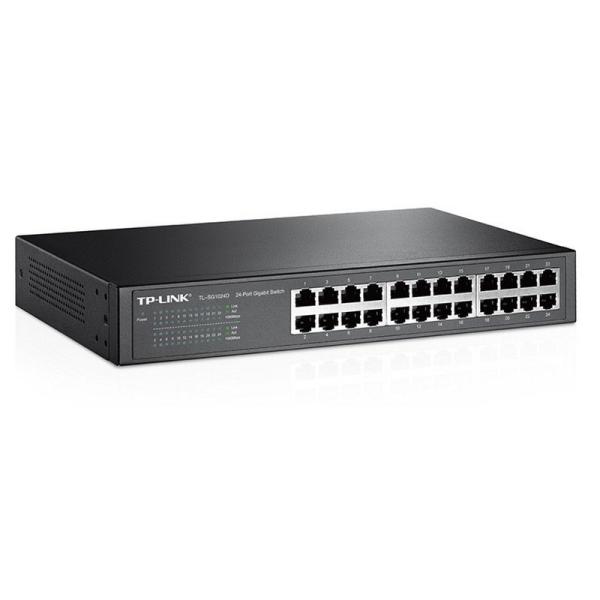 Switch TP - Link C/ Gestão 24P Gigabit +4SFP
