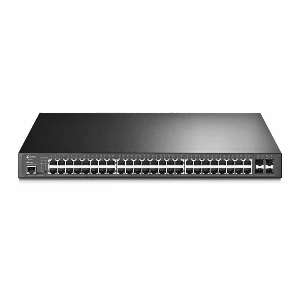 Switch TP - Link JetStream 52 Portas Gigabit L2 + Switch Managed com 48 portas PoE+