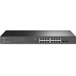 Switch TP - Link JetStream TL - SG2218P 18 Portas Gigabit com 16 Portas PoE — Recondicionado