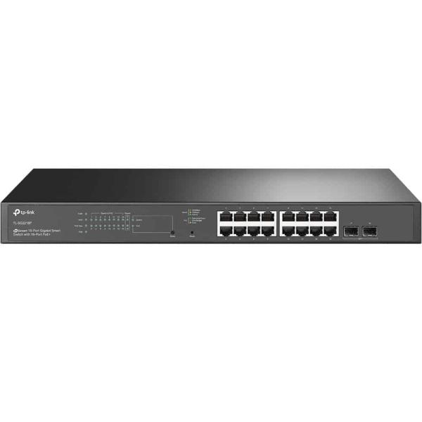 Switch TP - Link JetStream TL - SG2218P 18 Portas Gigabit com 16 Portas PoE — Recondicionado