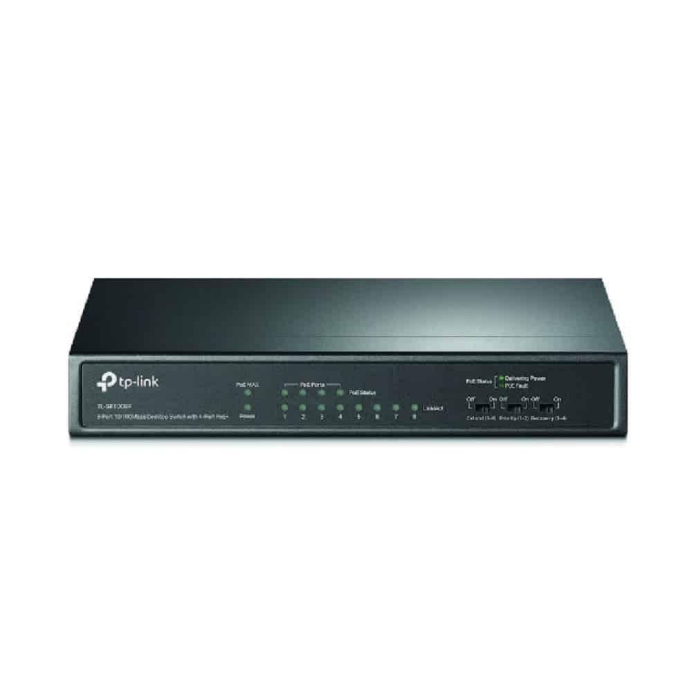Switch TP - Link SF1008P 8 Portas RJ - 45 10/100 PoE Recondicionado
