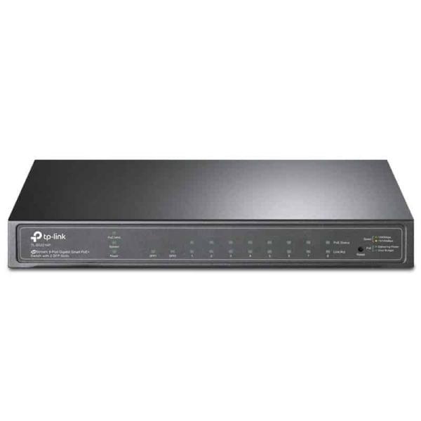 Switch TP - Link Smart Gigabit TL - SG2210P 10 Portas RJ - 45 10/100/1000 PoE SFP