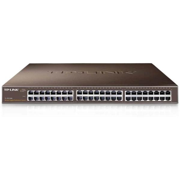 Switch TP - Link TL - SG1048 48 portas Gigabit Rack 19