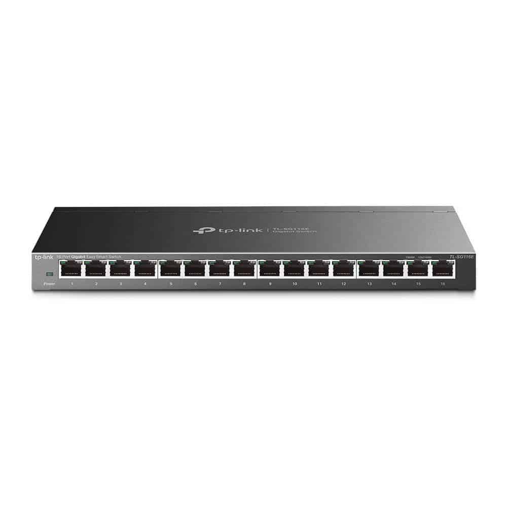 Switch TP - Link TL - SG116E 16 Portas RJ - 45 10/100/1000 — Recondicionado