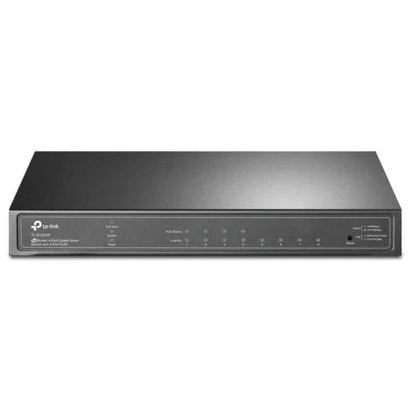 Switch TP - Link TL - SG2008P com Gestão 8 Portas Gigabit 4xPoE+