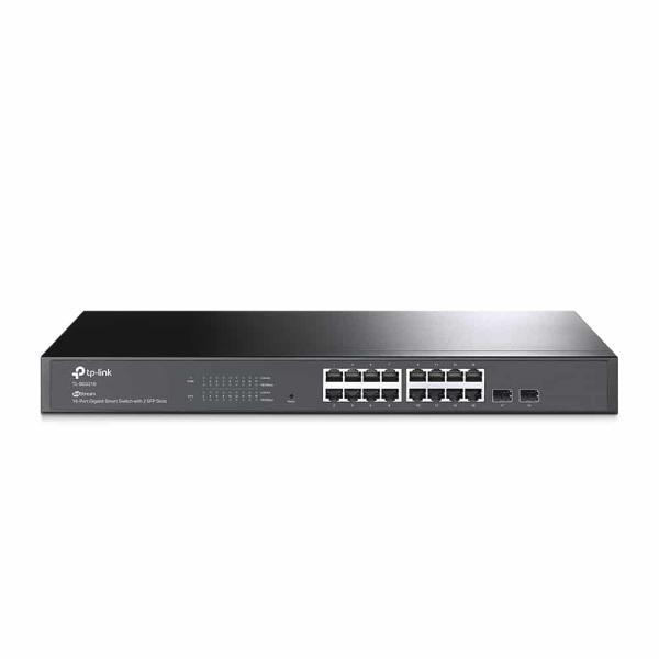 Switch TP - Link TL - SG2218 JetStream 16 Portas Gigabit Smart Switch com 2 slots SFP