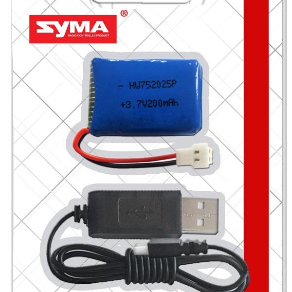 Set X13 Bateria 3.7 + Cabo USB Syma