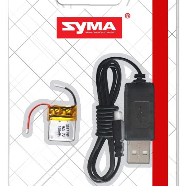 Set X12 Bateria 3.7 + Cabo USB Syma