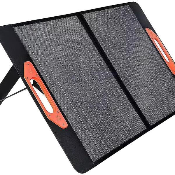 Painel Fotovoltaico Monocristalino ETFE Dobrável 100W c/ USB - C PD + 2x USB - A + DC + XT60