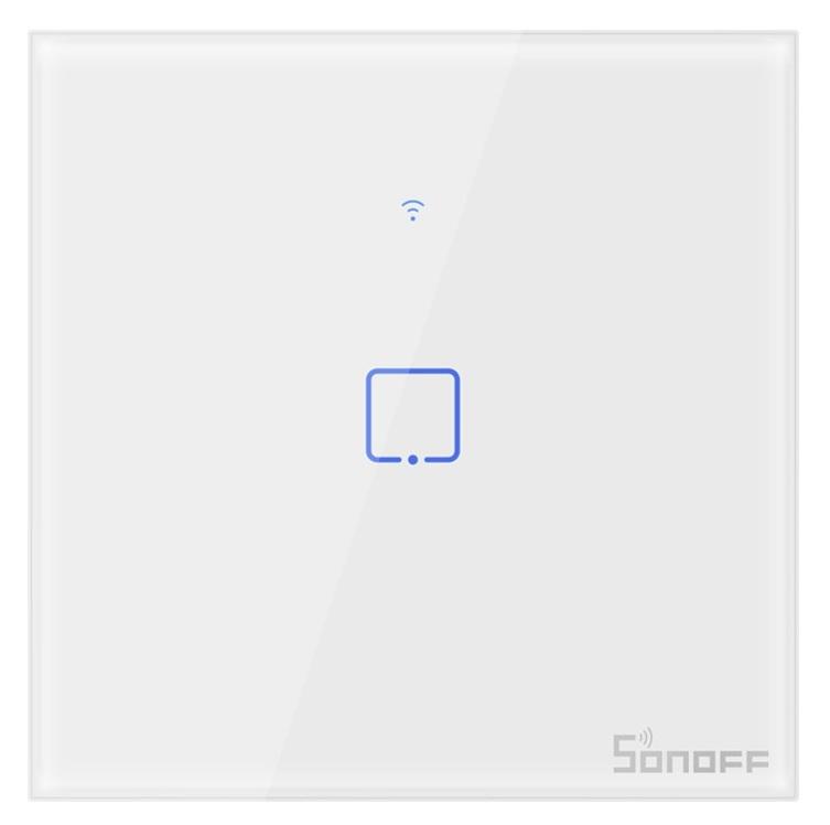 Interruptor de Parede Simples Táctil Inteligente Wi - Fi - Sonoff T1EU1C - TX