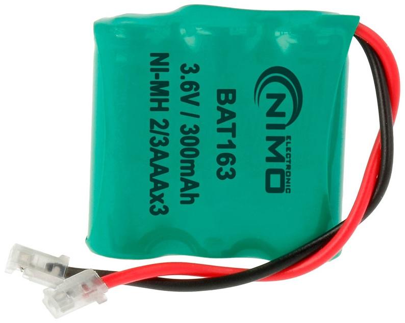 Pilha Acumuladora Ni - Mh 2/3AAA x 3 3,6V 300mAh