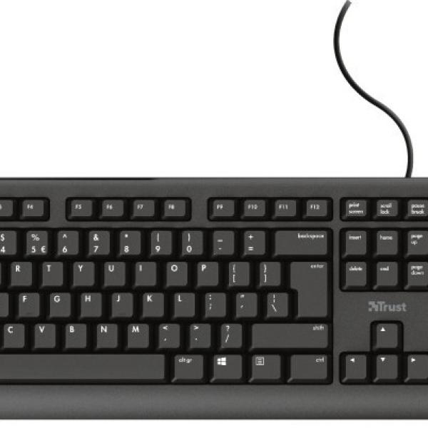 Teclado USB Primo c/ Fios (Preto) - TRUST