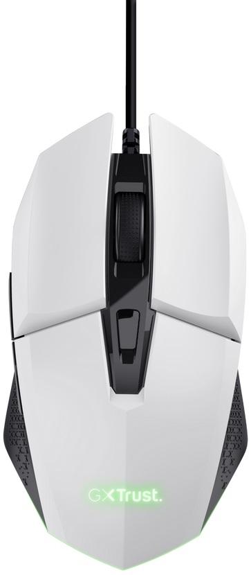 Rato Gaming GXT 109W Felox USB 6400DPI (Preto/Branco) - TRUST