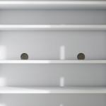 Sapateira de 5 Níveis com Portas e Prateleiras Ajustáveis para 15 - 20 Pares 72x31,5x95 cm Branco