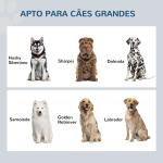 Comedouro Elevado para Cães com 2 Tigelas 2000ml de Aço Inoxidável Gaveta Oculta com Suporte de Madeira 60x30x36cm Branco